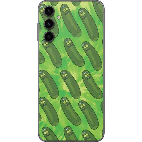 Adult Swim Rick and Morty Pickle Rick Pattern Galaxy A14 5G Skin